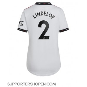 Manchester United Victor Lindelof #2 Borta Matchtröja Dam 2022-23 Kortärmad
